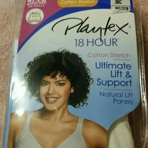 **SOLD**Women's Playtex 18-Hour Bra White Sz 38C